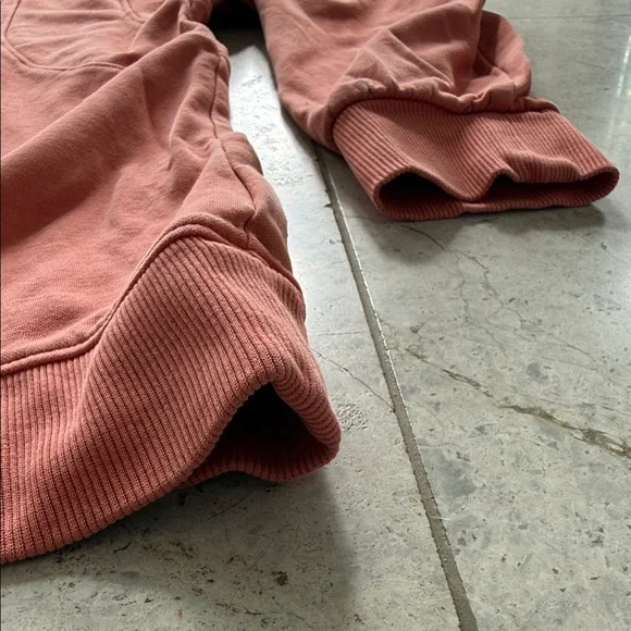 Athleta Women’s Warm Coral V Neck Hoodie - Picture 7 of 12